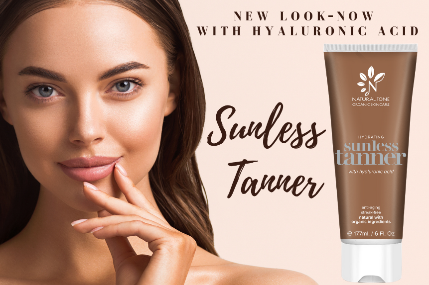Suncare Central Blog Image: NEW Sunless Tanner with Hyaluronic Acid
